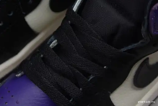 Air Purple' High OG 1 Retro 555088-501 Kids 'Court  555088-501 Kid Jordan 0515